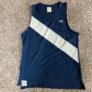 Brand new Tracksmith Van Cortlandt Singlet Women’s M, Navy/Ivory